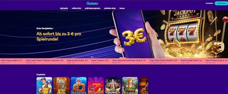 Casumo – seriöses Casino ohne OASIS mit MGA-Lizenz